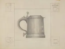 Pewter Tankard, c. 1936. Creator: Henry Meyers