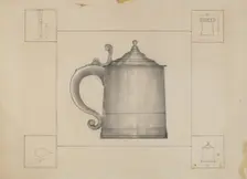 Pewter Tankard, c. 1936. Creator: Henry Meyers