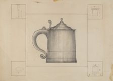 Pewter Tankard, c. 1936. Creator: Henry Meyers