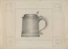 Pewter Tankard, c. 1936. Creator: Henry Meyers