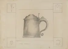 Pewter Tankard, c. 1936. Creator: Henry Meyers