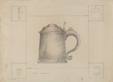 Pewter Tankard, c. 1936. Creator: Henry Meyers