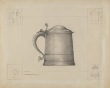 Pewter Tankard, c. 1936. Creator: Henry Meyers