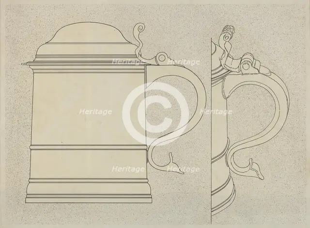 Pewter Tankard, c. 1937. Creator: Harry Goodman.