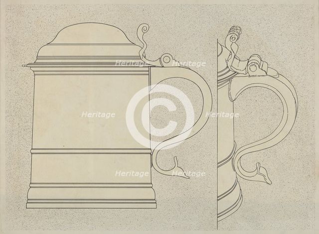 Pewter Tankard, c. 1937. Creator: Harry Goodman.