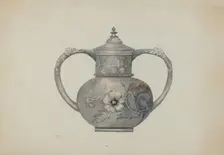 Pewter Tea Set, c. 1936. Creator: Beulah Bradleigh
