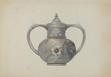 Pewter Tea Set, c. 1936. Creator: Beulah Bradleigh