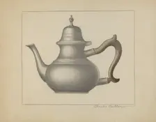 Pewter Teapot, c. 1936. Creator: Charles Cullen