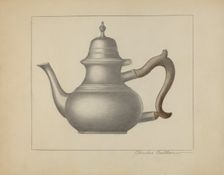 Pewter Teapot, c. 1936. Creator: Charles Cullen