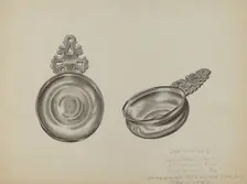 Pewter Toy Porringer, c. 1936. Creator: Fred Peterson
