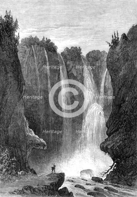 Peyton Falls, Alleghany County, Virginia, 1864. Creator: Mason Jackson.