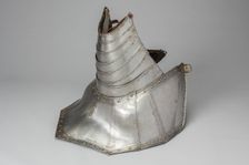 Peytral and Lower Neck Defense of a Horse Armor, Augsburg, mid-16th cent. with 19th cent. etching. Creator: Unknown
