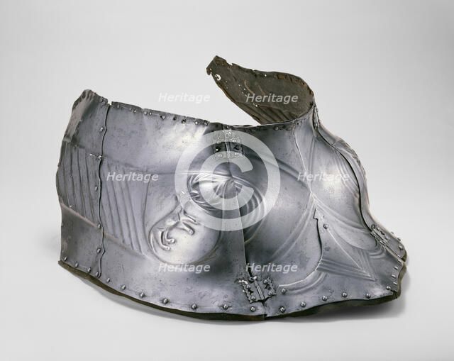 Peytral from a horse armor of Georg von Wolframsdorf, Mühlau, About 1480. Creator: Christian Spor.