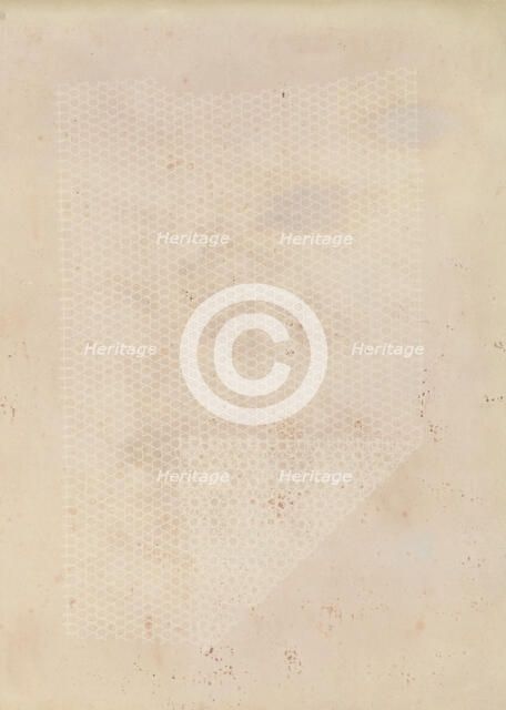 Pezzo di merletto, 1839. Creator: William Henry Fox Talbot.