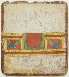 Peacock Throne, from a Set of Initiation Cards (Tsakali), 14th/15th century. Creator: Unknown