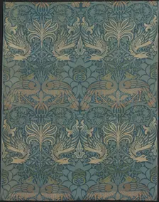 Peacock and Dragon, England, 1878 (produced 1878/1940). Creator: William Morris