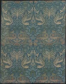 Peacock and Dragon, England, 1878 (produced 1878/1940). Creator: William Morris