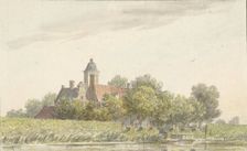 Peacock garden on the Amstel, 1757-1805. Creator: Martinus van der Jagt