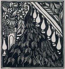 Peacock. Illustration to Le Bestiaire by G. Apollinaire, 1910-1911. Creator: Dufy, Raoul (1877-1953)