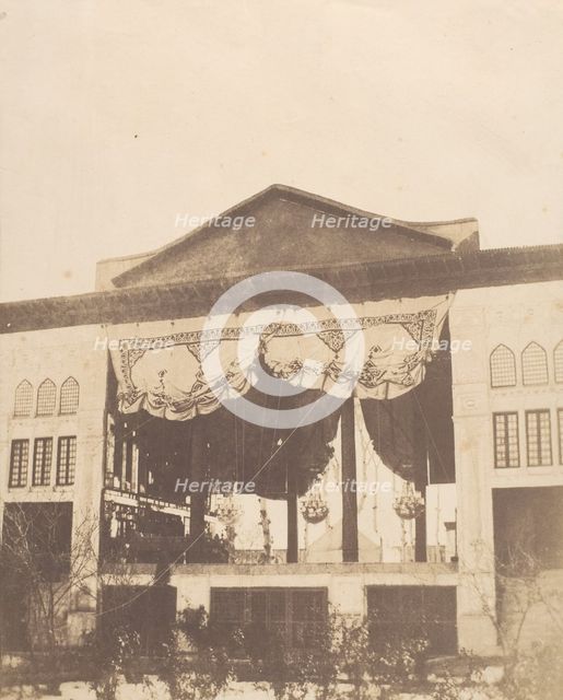 [Peacock's Throne Room, Teheran], 1858. Creator: Luigi Pesce.