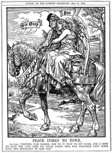 Peace Comes to Town 1913. Artist: Leonard Raven-Hill