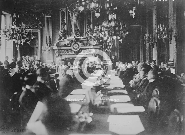 Peace conference, 18 Jan 1919. Creator: Bain News Service.