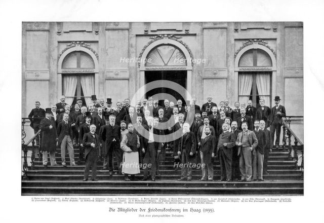 Peace Conference at the Hague (1899), 1900. Artist: Unknown