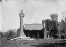 Peace Cross At Cathedral of Washington, 1912. Creator: Harris & Ewing