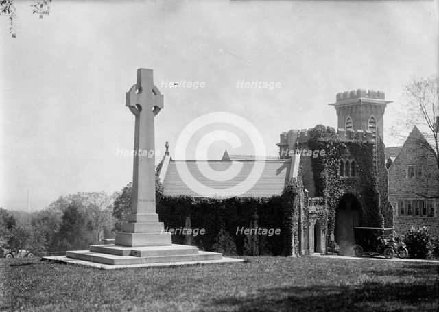 Peace Cross At Cathedral of Washington, 1912. Creator: Harris & Ewing.