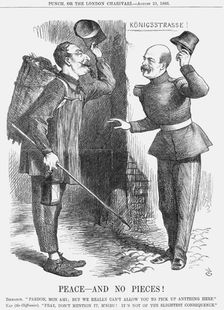 Peace - and No Pieces! 1866. Artist: John Tenniel