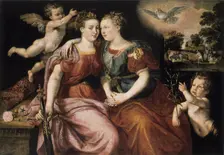 Peace and Justice 16th century. Artist: Martin de Vos