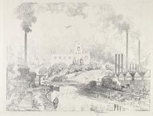 Peace and War, 1916. Creator: Joseph Pennell