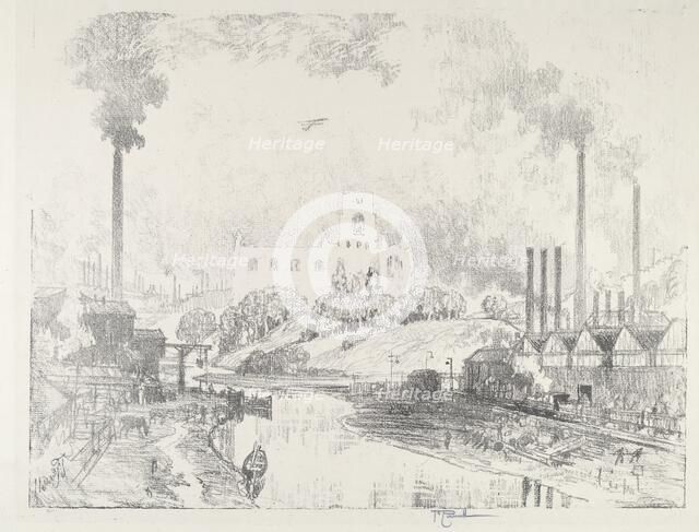 Peace and War, 1916. Creator: Joseph Pennell.