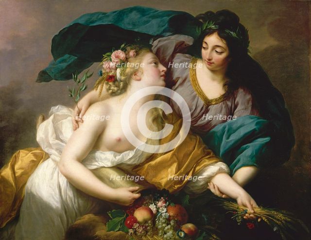 Peace Bringing Back Abundance (La Paix ramenant l'Abondance), 1780.