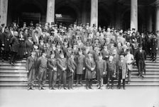 Peace delegates at City Hall, 1913. Creator: Bain News Service