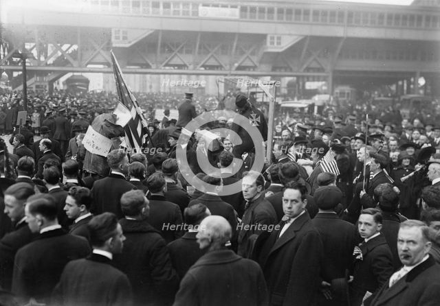 Peace Hurrah, 11 Nov 1918. Creator: Bain News Service.