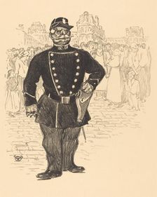 Peace in the Streets, late 19th-early 20th century. Creator: Theophile Alexandre Steinlen