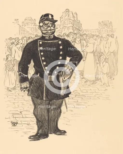 Peace in the Streets, late 19th-early 20th century. Creator: Theophile Alexandre Steinlen.