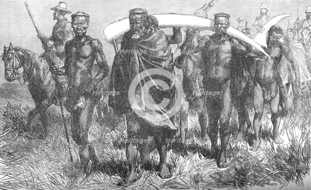 'Peace Messengers from Cetewayo', c1880. Artist: Unknown.