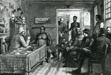 Peace negotiations in Africa,1879. An interview with Oham, Cetawayo's brother. Creator: Unknown