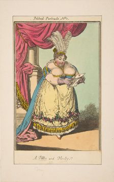 Peace (Piece) and Plenty (Political Portraits No. 1), ca. 1820. Creator: Unknown