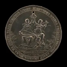 Peace with Holland [obverse], 1654. Creator: Sebastian Dadler