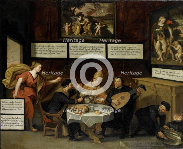 Peace Urging the Churches to be Tolerant, 1600-1624. Creator: Anon.