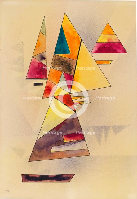 Peaceful, 1930. Creator: Kandinsky, Wassily Vasilyevich (1866-1944).