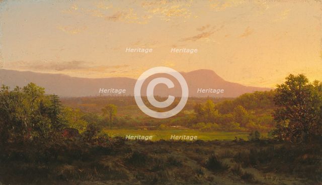 Peaceful Valley, c. 1872. Creator: Alexander Helwig Wyant.