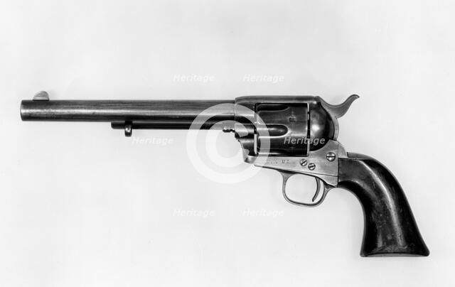 Peacemaker Colt Single-Action Army Revolver, serial no. 4519, American, Connecticut, 1874. Creator: Samuel Colt.