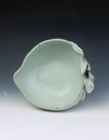 Peach shaped water dropper, Yongzheng period, Qing dynasty, China, 1723-1735. Creator: Unknown