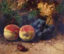 Peaches and Grapes 1864. Artist: George Walter Harris