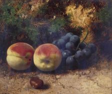 Peaches and Grapes 1864. Artist: George Walter Harris
