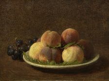 Peaches And Grapes, 1894. Creator: Henri Fantin-Latour